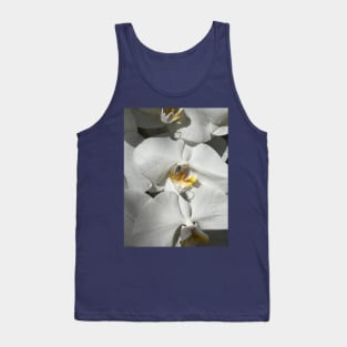 White Orchid Yellow Center Tank Top